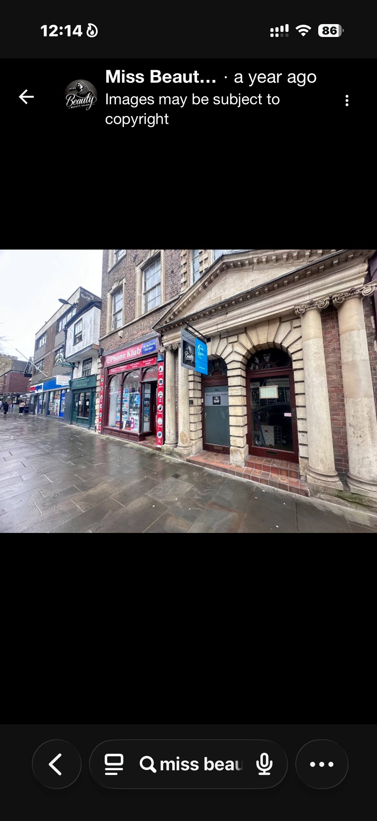 Miss Beauty Salon on Southgate Street, Gloucester